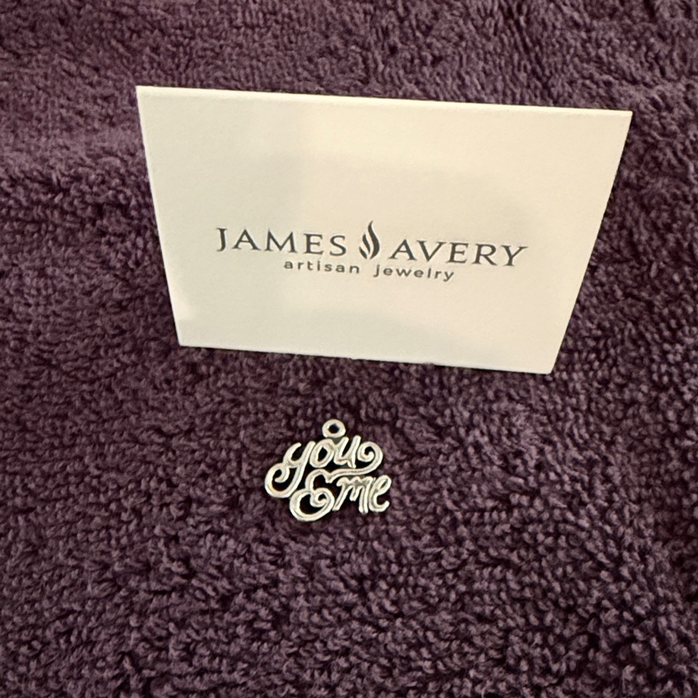 Retired - James Avery Silver 'You & Me' Charm